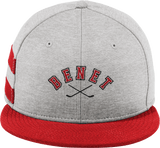 Benet Hockey New Era Shadow Heather Striped Flat Bill Snapback Cap