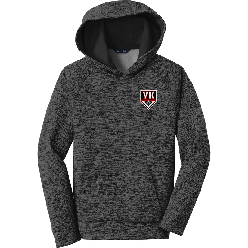 Young Kings Youth PosiCharge Electric Heather Fleece Hooded Pullover